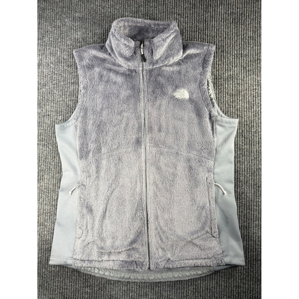 NORTHFACE FLEECE VEST Grey Woman's Sz Xl